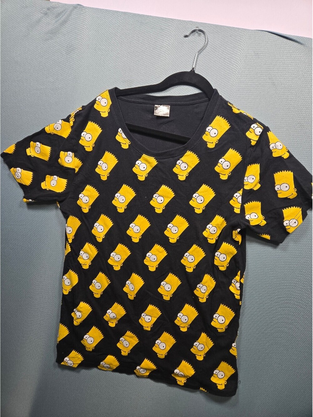 The Simpsons Bart allover print black T-shirt